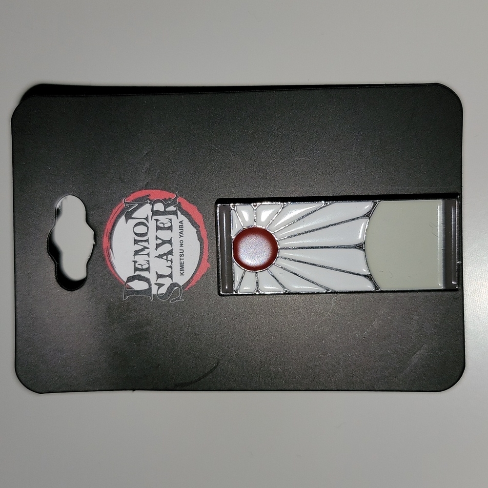 Demon Slayer Tanjiro Hanafuda Enamel Pin NWT